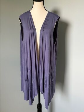 🔥🆕🔥 Veryoung Blue Grey Sleeveless Cardigan Vest